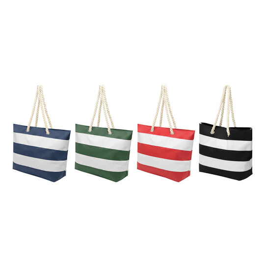 Strandtasche SYLT, schwarz, weiß