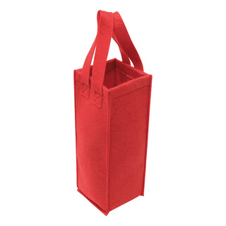 Filz-Flaschentasche CABERNET, rot
