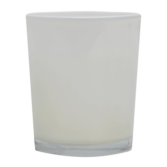 Kerze im Glas SPHERE, weiß