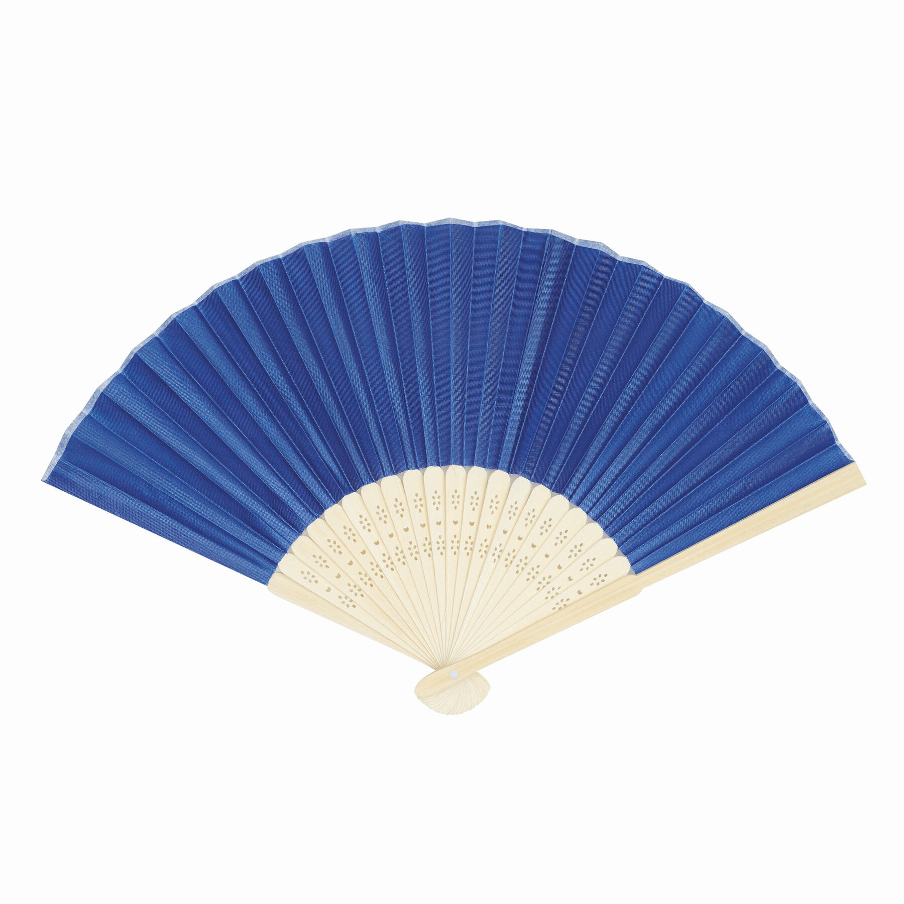 Faltbarer Fächer BAMBOO COOL, royalblau