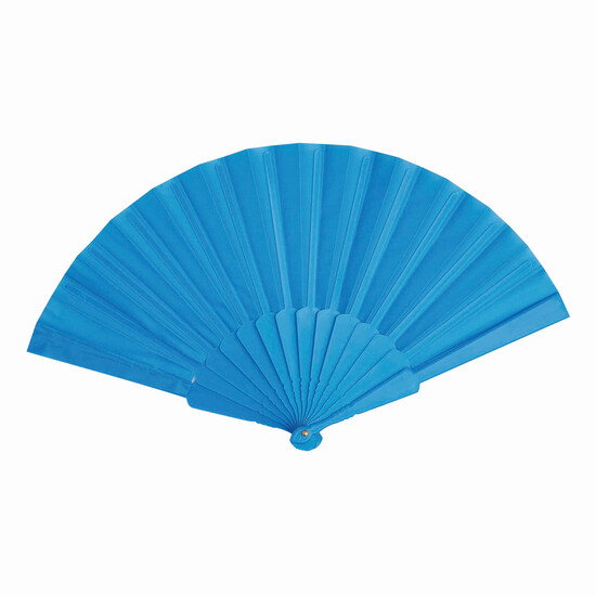 Faltbarer Fächer COOL RPET, hellblau