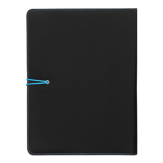 Dokumentenmappe SESSION, schwarz, türkis