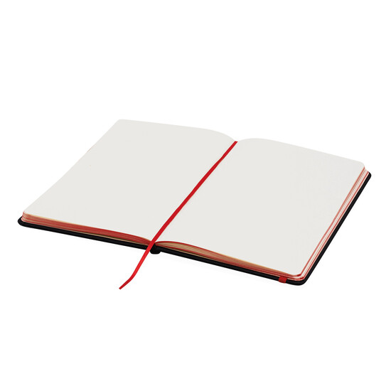 Notizbuch LECTOR im DIN-A5-Format, rot, schwarz