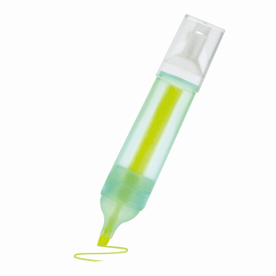 Textmarker LIGHT IT UP, gelb