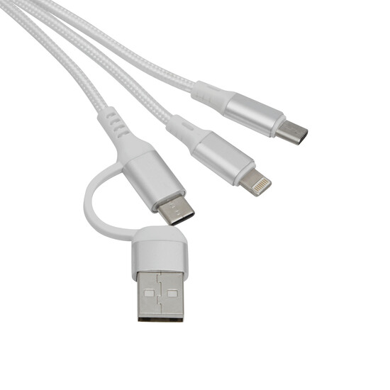 Ladekabel FANTAIL, silber