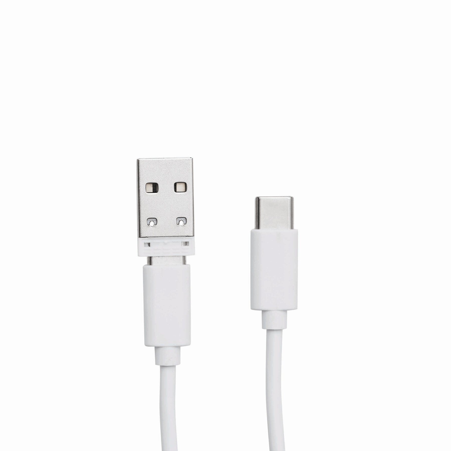 Kompaktes Mulitfunktions-Lad- und Datenkabel TRANSFER, weiß