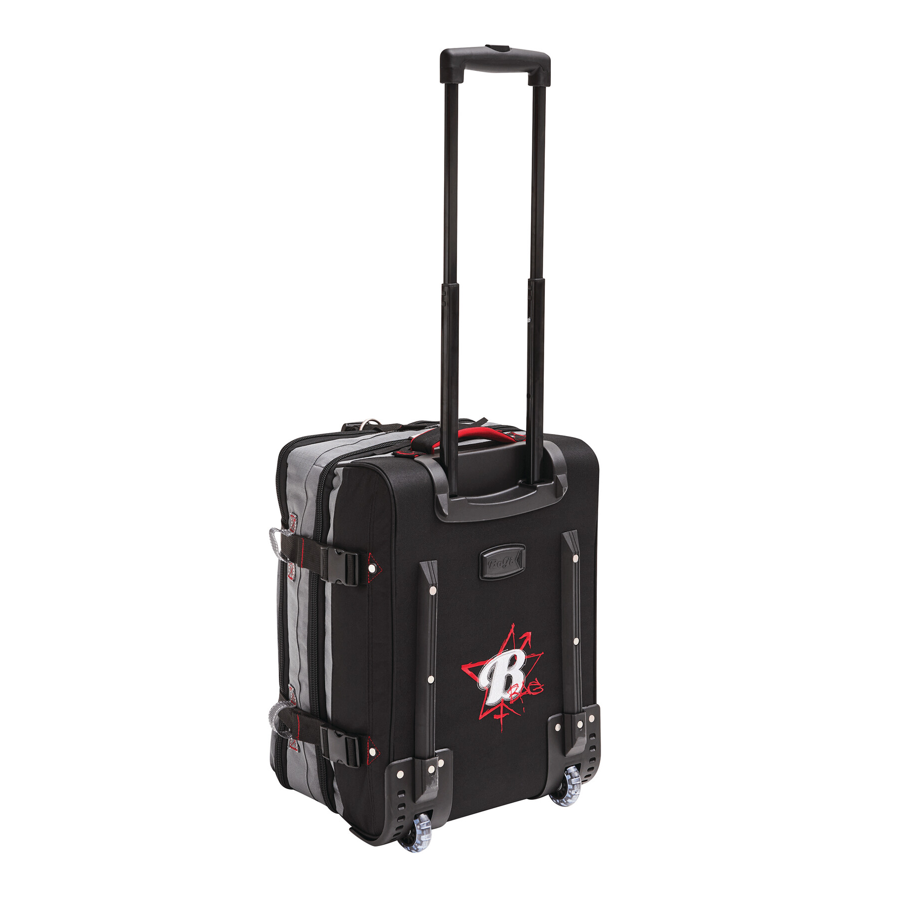 Trolley-Reisetasche BoGi S, grau, schwarz