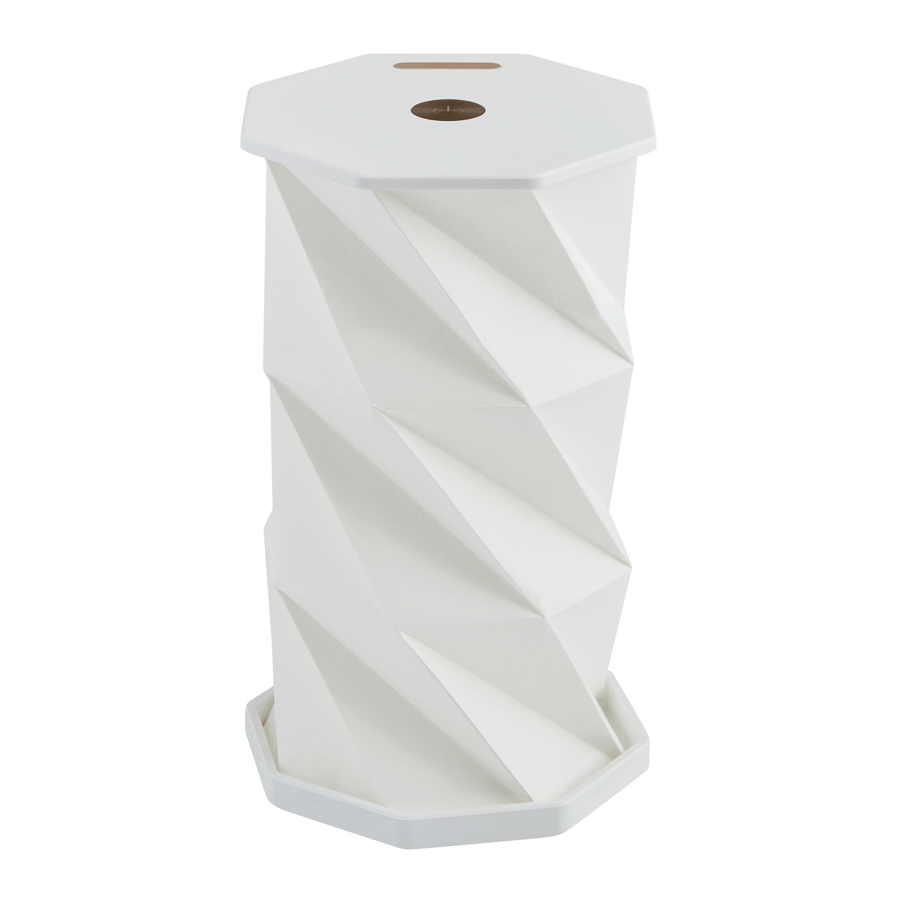 Faltbare / ausziehbare LED-Tischlampe CHIC GLOW, weiß