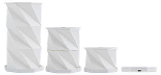 Faltbare / ausziehbare LED-Tischlampe CHIC GLOW