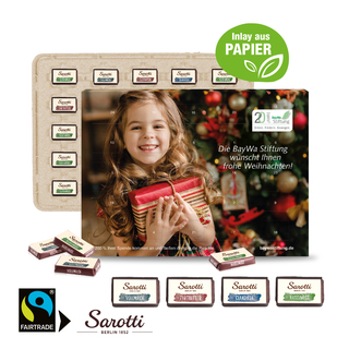Wand-Adventskalender Sarotti "Business Exklusiv", Inlay aus Papier