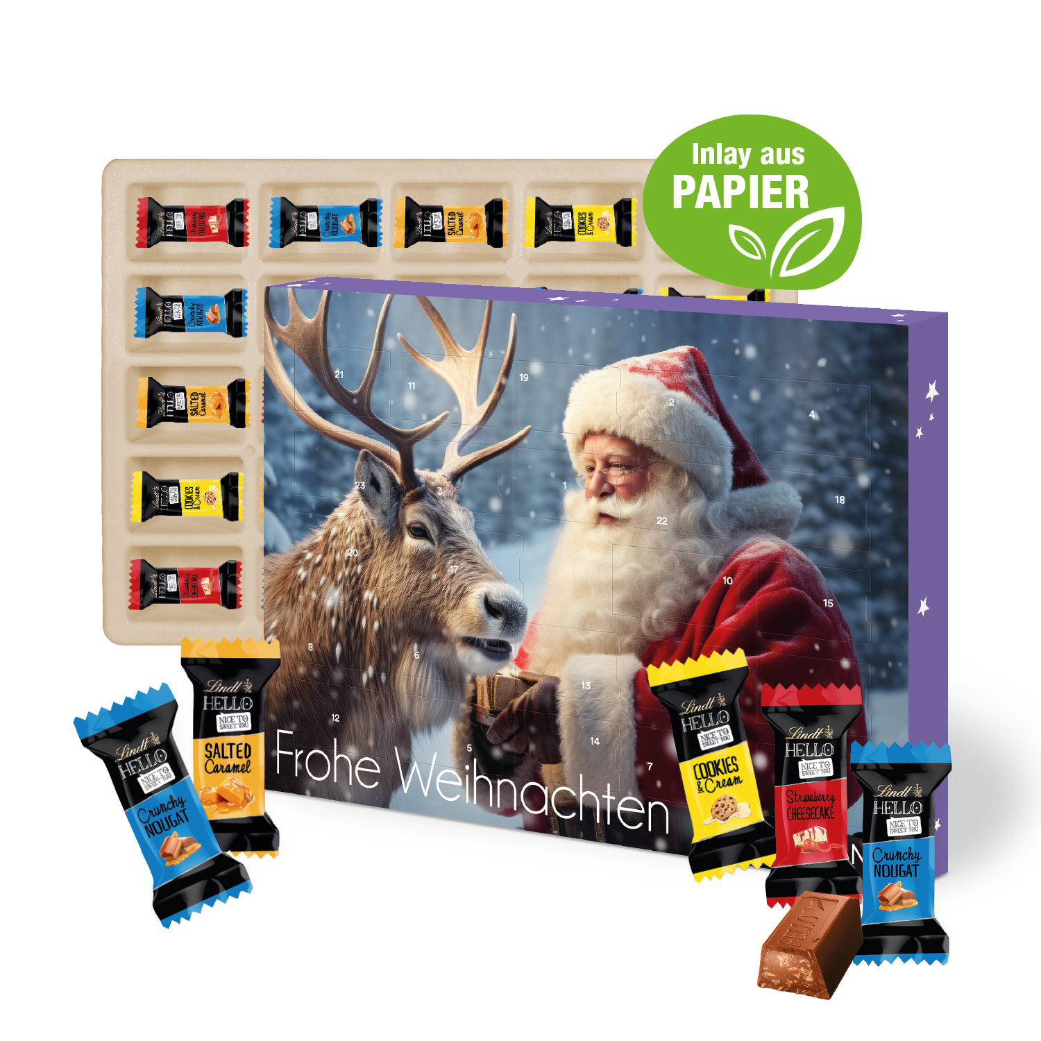 Wand-Adventskalender Lindt HELLO