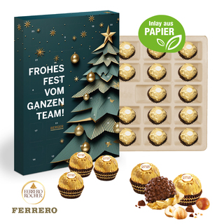 Wand-Adventskalender Ferrero Rocher, Inlay aus Papier