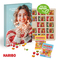 Adventskalender mit Haribo Fruchtgrummi, Inlay aus Papier