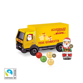 3D Präsent "LKW" mit Fairtrade® Schokolade
