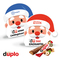 Werbekarte "Santa" mit duplo
