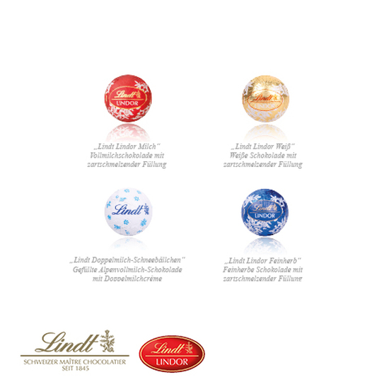 Adventskalender Weihnachtsbuch mit Lindt Minis