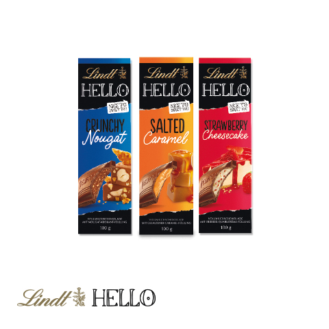 Schokoladentafel von Lindt HELLO