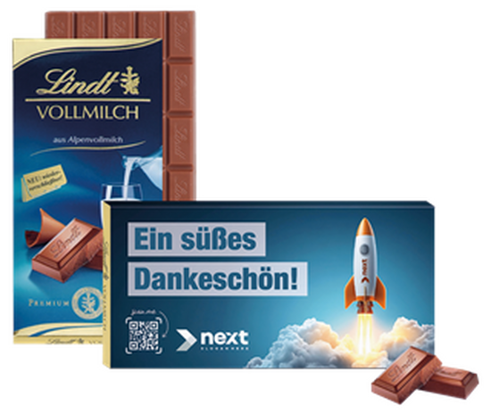 Premium Schokolade von Lindt, 100 g