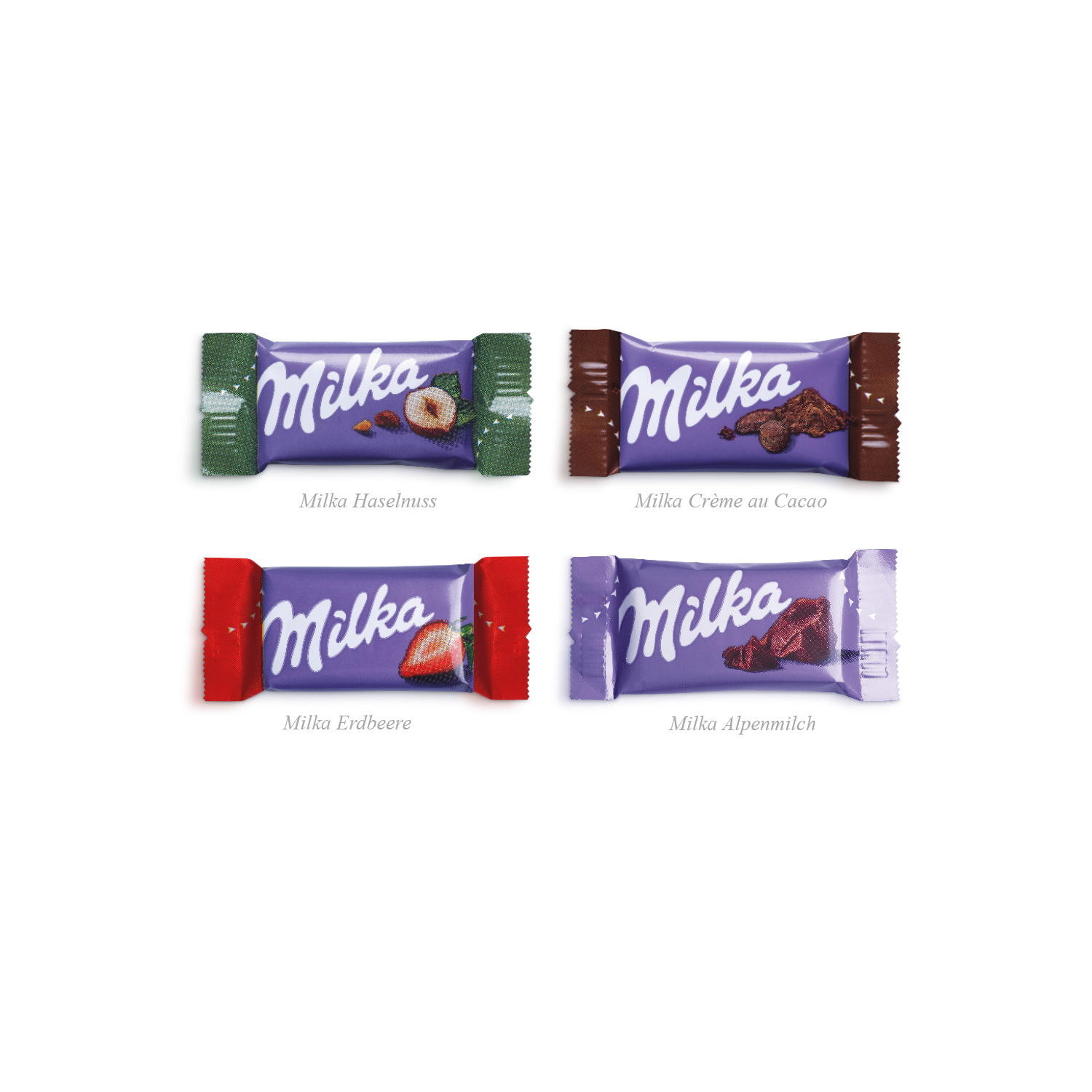 Tisch-Adventskalender mit Milka Schokolade