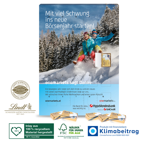 Wand-Adventskalender Lindt „Select Edition“