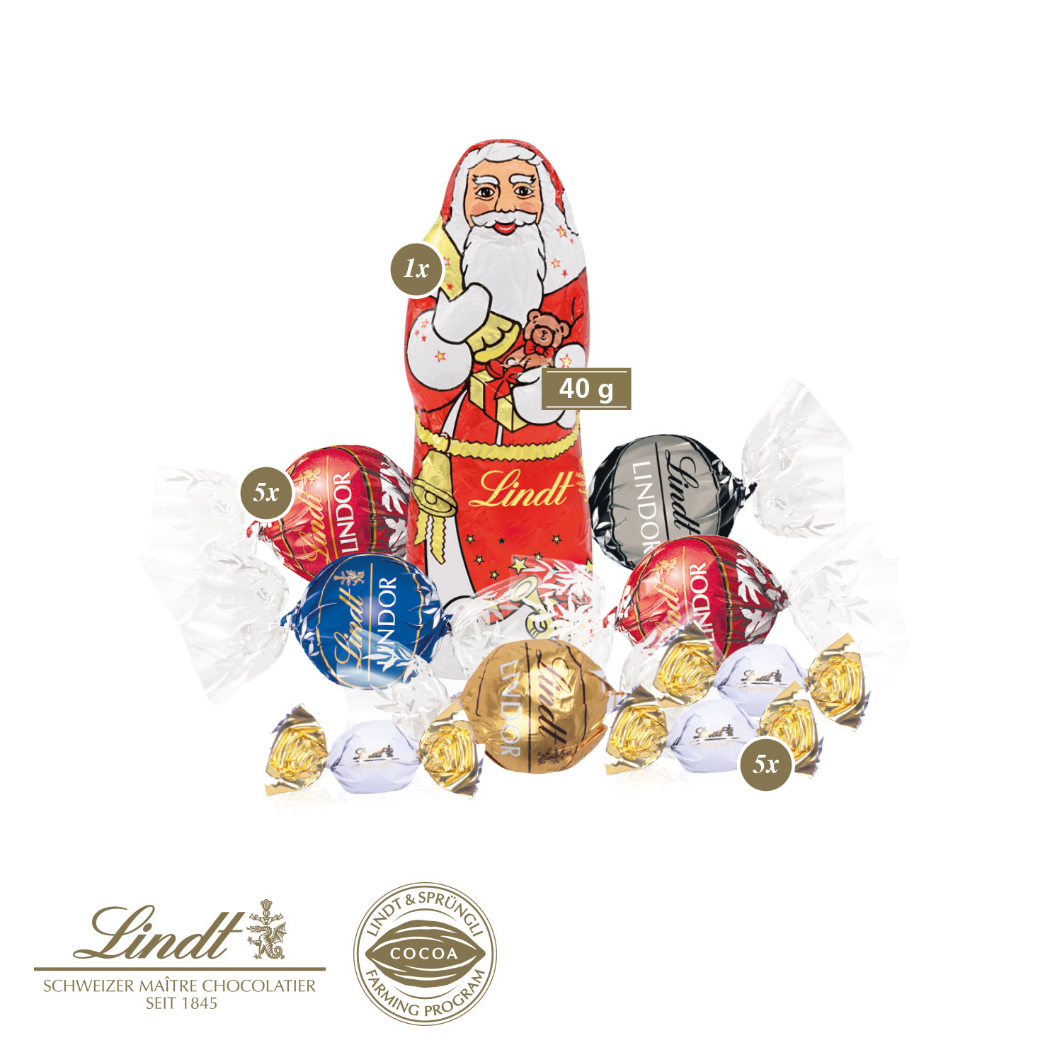 Süße Präsentbox Weihnachten „Maxi“
