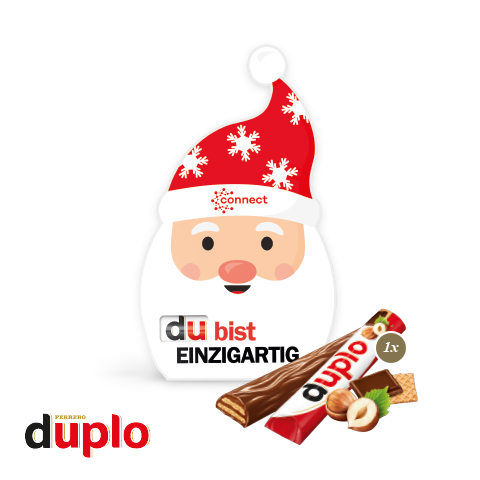 Werbekarte "Santa" mit duplo