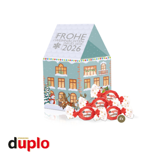 3D Präsent "Haus" mit duplo Knusperlen