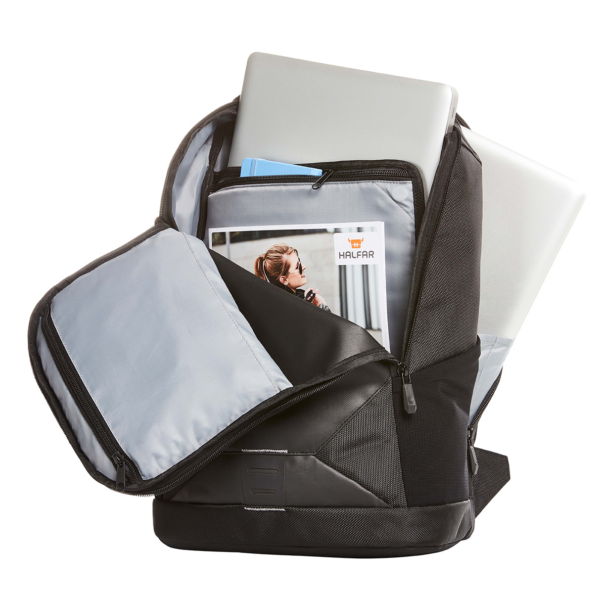 HALFAR® Notebook-Rucksack HASHTAG