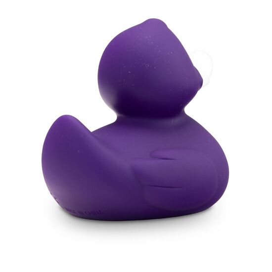 lila Werbeente Lilly mit weißem Schnabel, Größe: ca. 8 cm. Inklusive Quietschventil