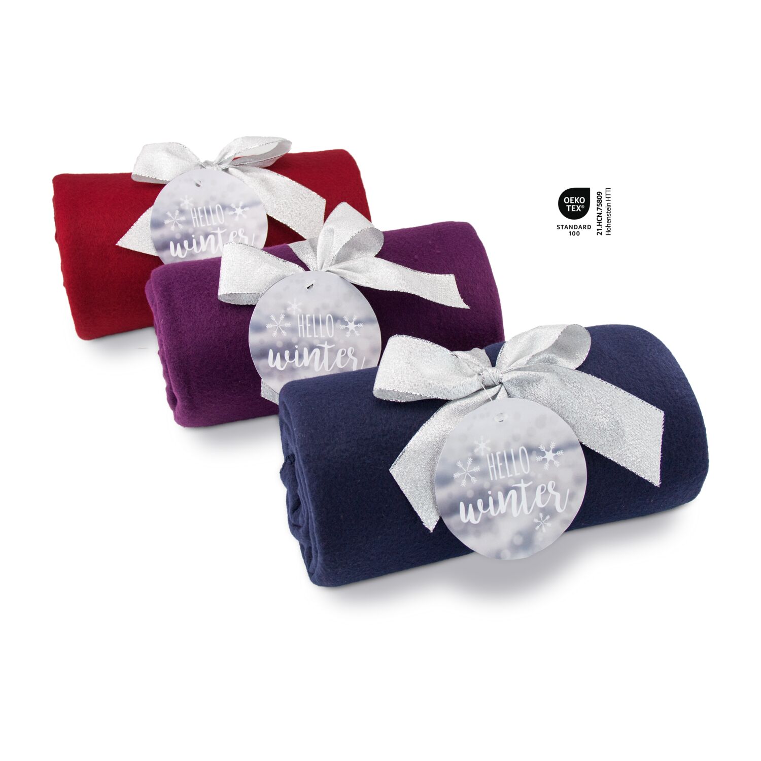Fleecedecke WINTER SPECIAL - beere - 120 x 150 cm, 180 g/m²