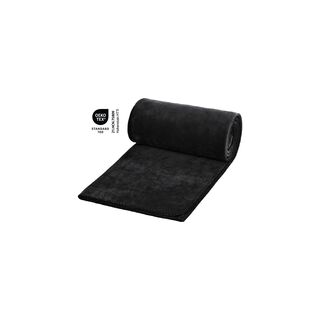 Fleecedecke Basic, 100% Polyester-Fleece, mit schwarzem Nylonbeutel mit Kordelzug, Maße: 120 x 150 cm, 180 g/m², OEKO-TEX®