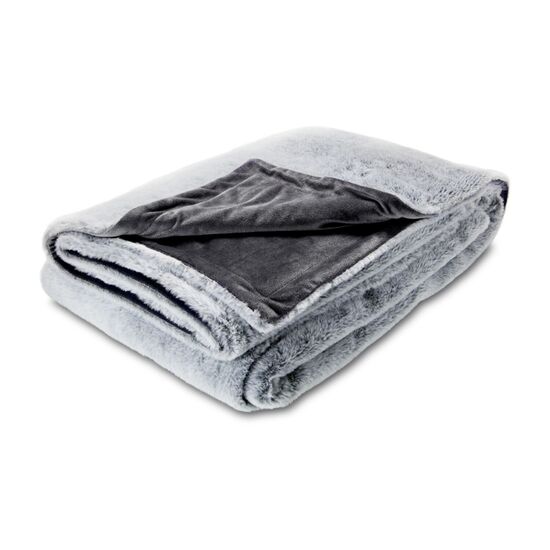 Luxury Decke „Fur-Feeling”, Maße: 150 x 200 cm, 100% Polyester, 530 g/m², OEKO-TEX®