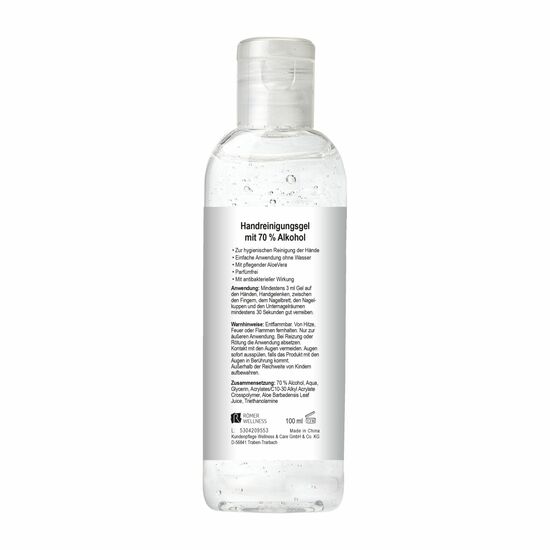 100 ml Alkoholisches Handreinigungsgel
