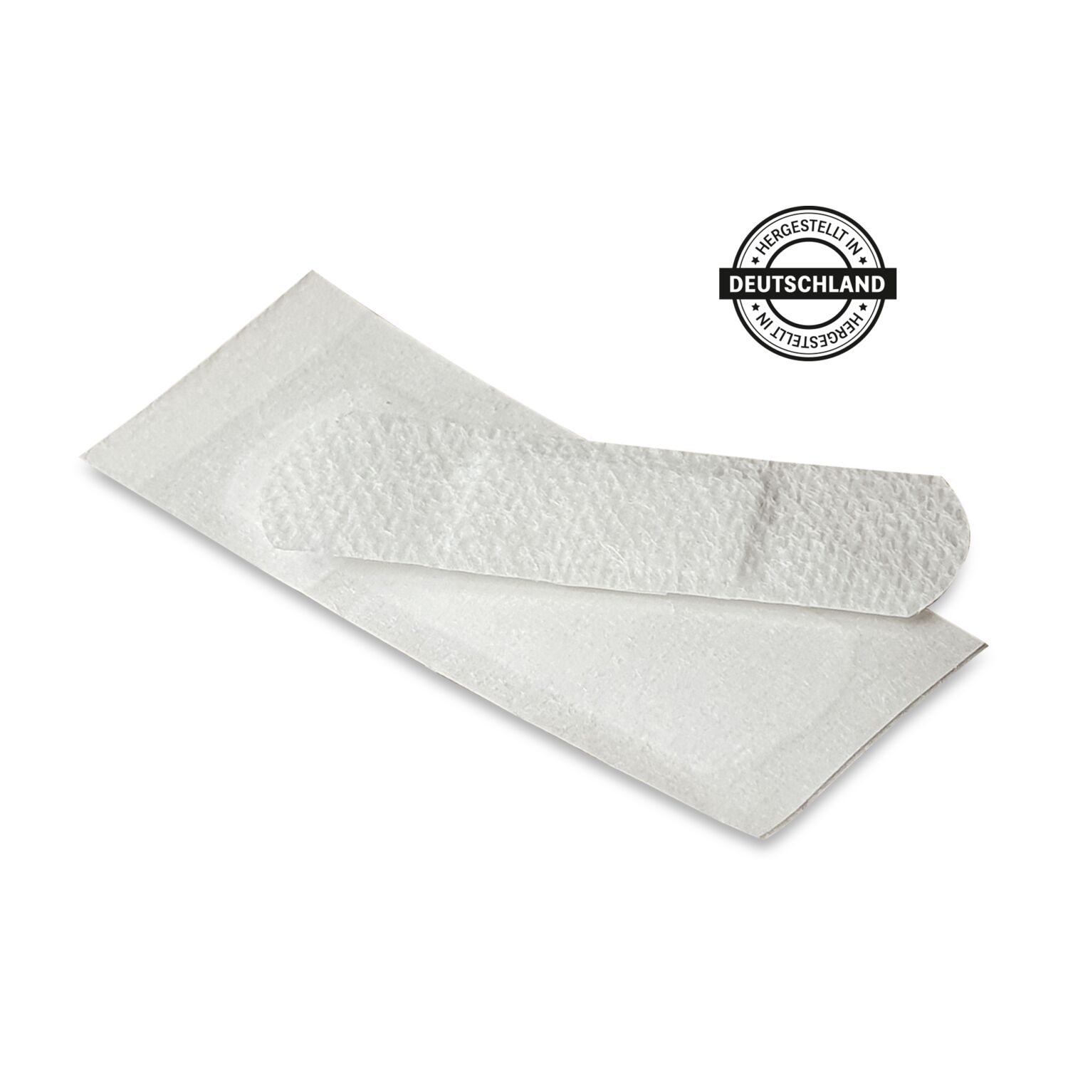 Kartonbriefchen inkl. 4c Druck (94 x 94 mm) + 10 Markenpflastern SENSITIV (20 x 60 mm), Made in Germany