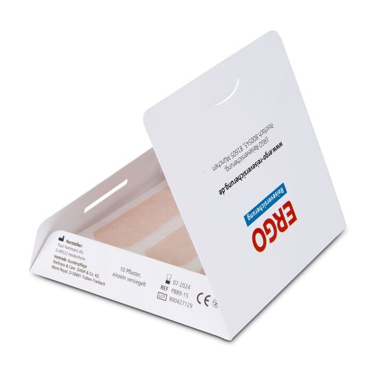 Kartonbriefchen inkl. 4c Druck (94 x 94 mm) + 10 Pflaster à 20 x 60 mm hergestellt in Europa