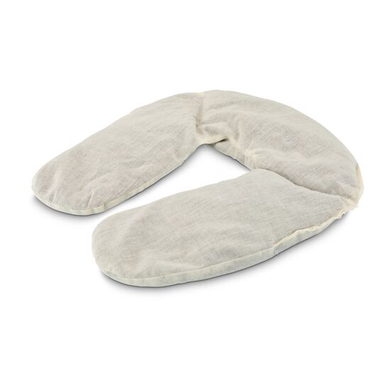 Körnerkissen Relax - Nackenhörnchen, ca. 35 x 27 x 3,5 cm, 650 g Weizen + je 9 g Lavendel, Pfefferminze und Rosmarin, OEKO-TEX®