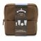 100 ml Rasiergel, 100 ml 2in1 Duschgel & Shampoo, 110 ml After Shave Balsam, Rasierpinsel, in brauner Kosmetiktasche