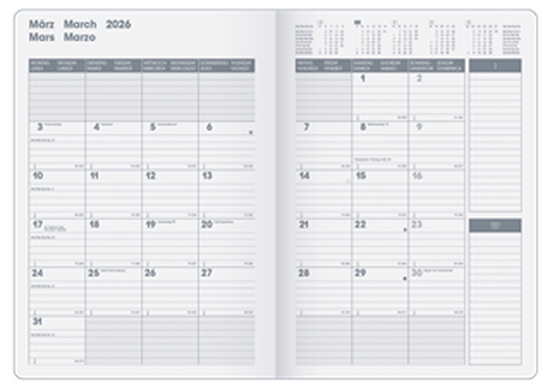 Buchkalender Mod. 739 SlimLine