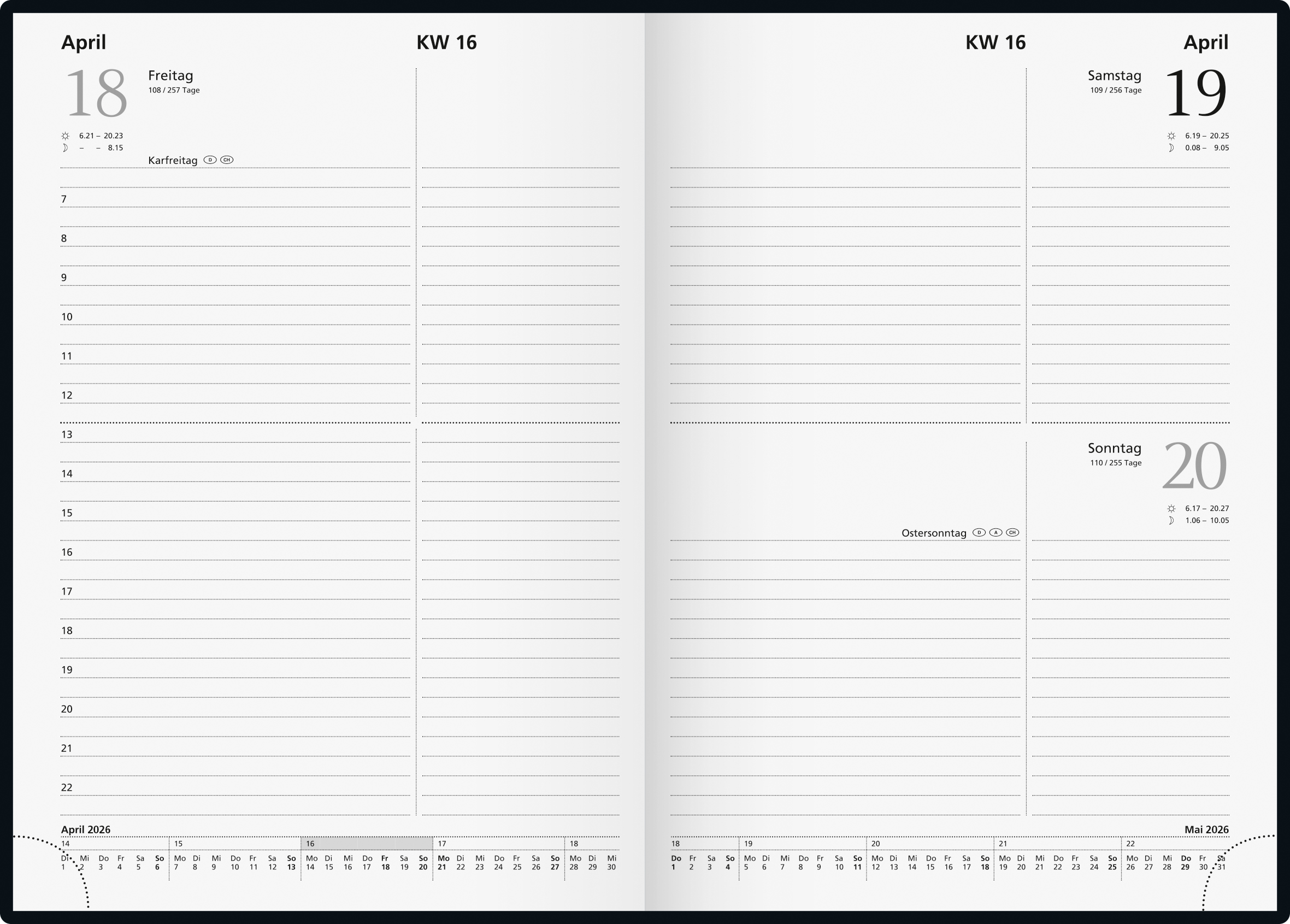 Buchkalender Modell 795 62