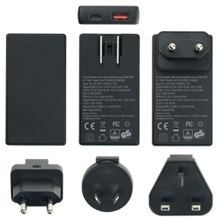 TRAVEL Fastcharge Adapter GAN 65 Watt