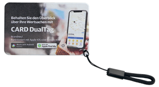 CARD DualTag Tracker Apple und Google Android