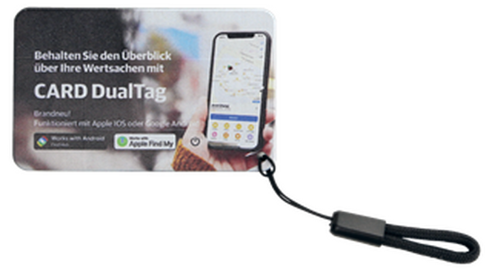 CARD DualTag Tracker Apple und Google Android