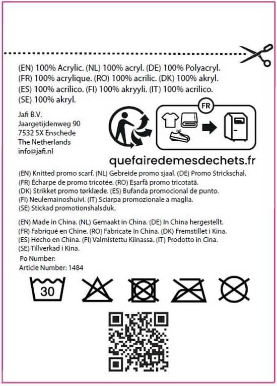 Promo Strickschal