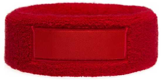 Frottier Stirnband mit Label