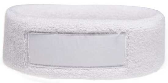 Frottier Stirnband mit Label