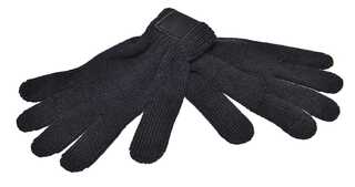 Strickhandschuhe mit Label