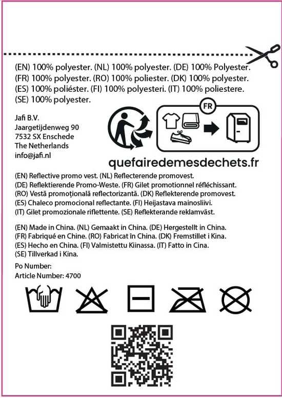 Reflektierende Promo-Weste