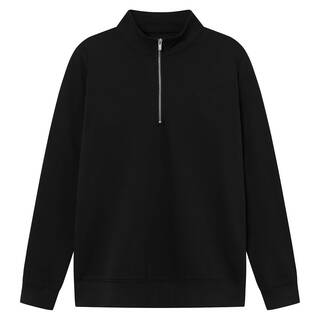 Brickstone Unisex Pullover mit halbem Reißverschluss, 280 gr/m²