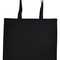 Bauwolltasche mit langen Henkeln und Bodenfalte, 300 gr/m²
