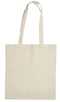Bio-Baumwolltasche mit langen Henkeln, 135 gr/m²